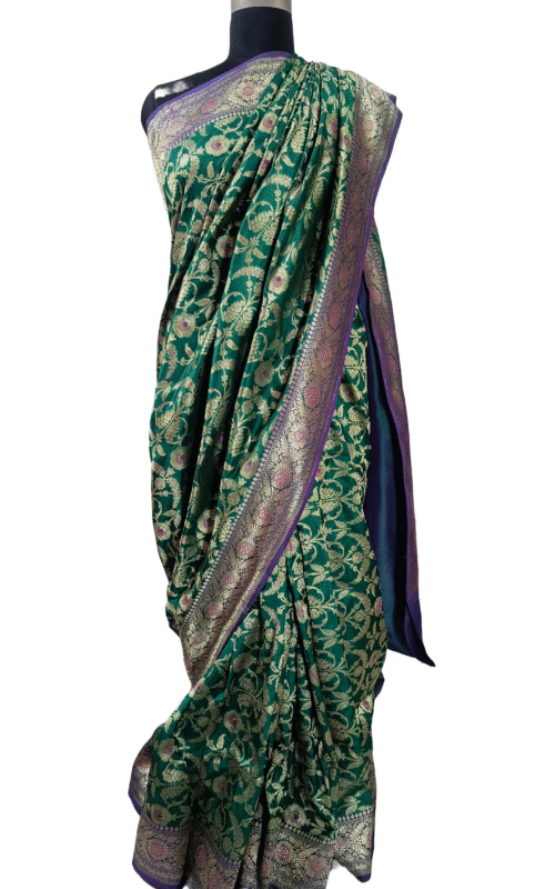 Pure Jamewar silk saree