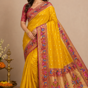 Pure Paithani Meenakari Saree