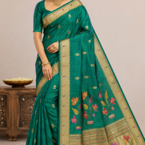 Pure Paithani Silk Saree