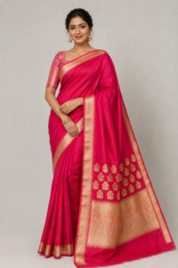 Pure Gaji Satin Silk Saree