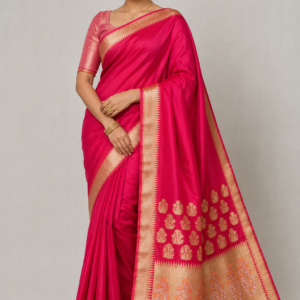 Pure Gaji Satin Silk Saree